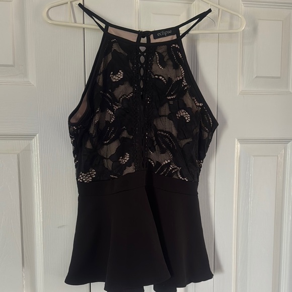 Eclipse Black Lace Camisole Top - Picture 1 of 2